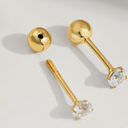 [RAFFINE]Pendientes únicos con forma de U en forma de oreja