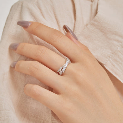 [RAFFINE]Unique Colorful Marquise Cut Daily Ring