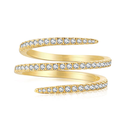 [RAFFINE]Unique Vibrant Entangle Daily Ring