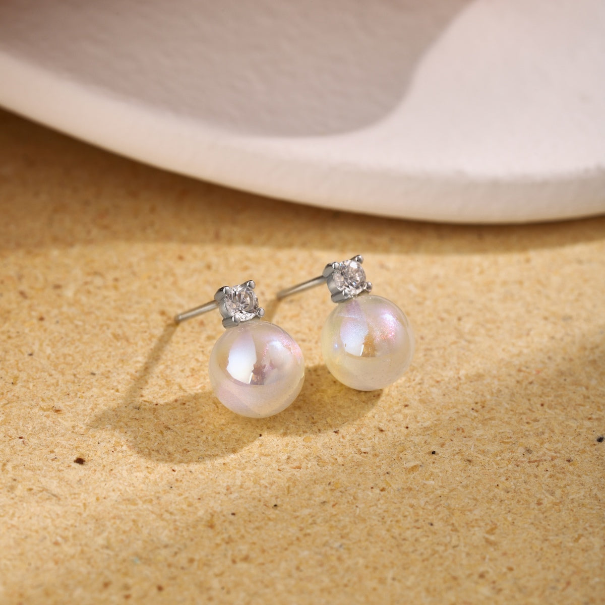 [RAFFINE]Pendientes de perlas de sirena sinfónica