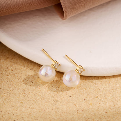 [RAFFINE]Pendientes de perlas de sirena sinfónica