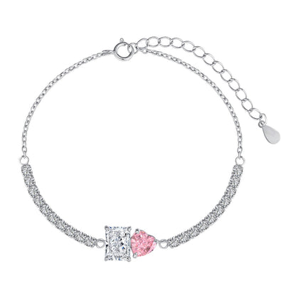[RAFFINE]Dazzling Unique Multi Shape Lover Bracelet
