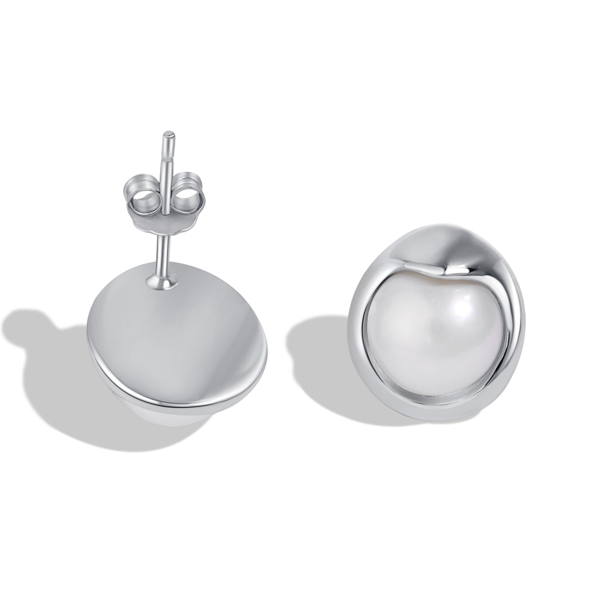 [RAFFINE]Pendientes de perlas de pan delicado