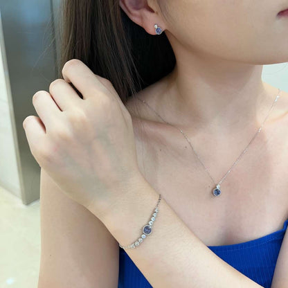 [RAFFINE]Luxurious Heart Of The Ocean Bracelet