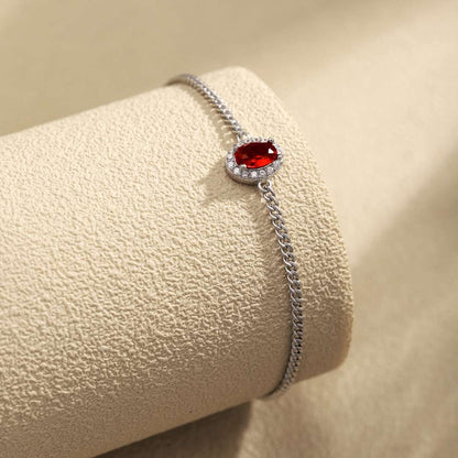 [RAFFINE]Exquisita pulsera de forma ovalada
