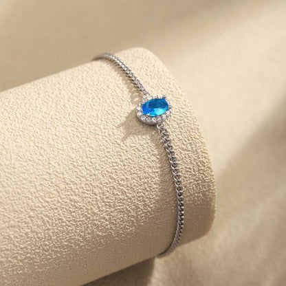 [RAFFINE]Exquisita pulsera de forma ovalada