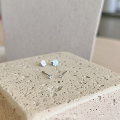 [RAFFINE]Pendientes solitarios delicados