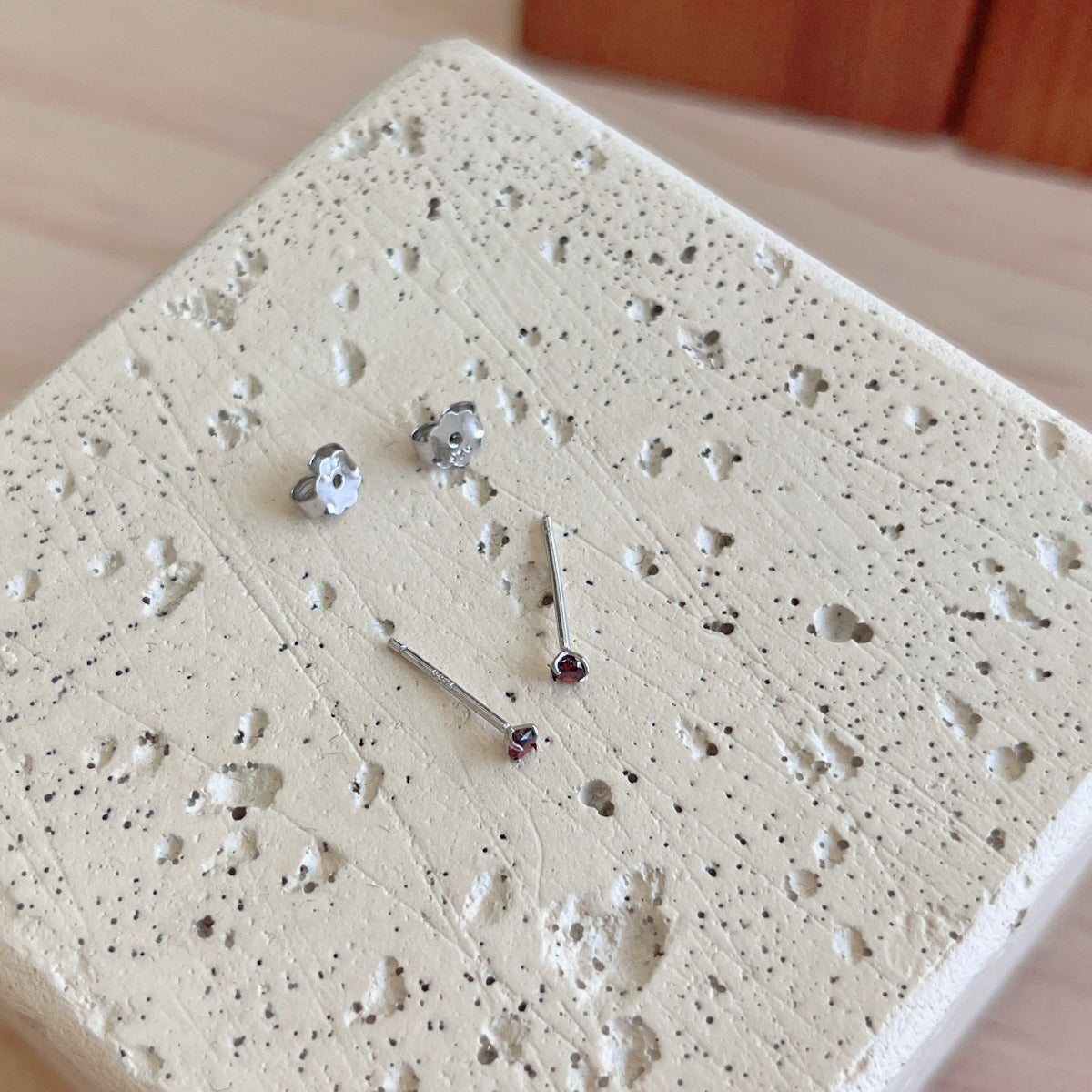 [RAFFINE]Pendientes solitarios delicados