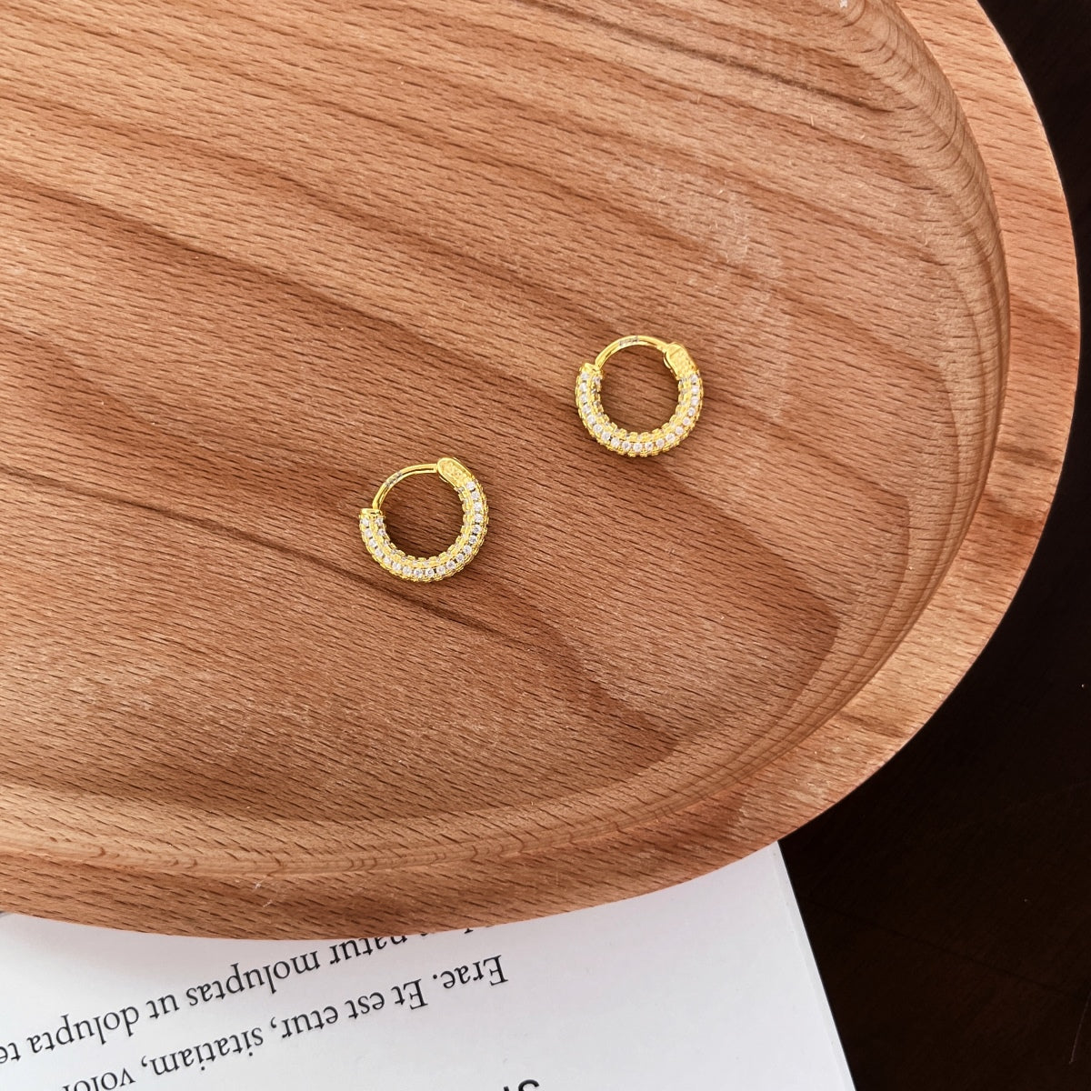 [RAFFINE]Pendientes delicados y versátiles para uso diario