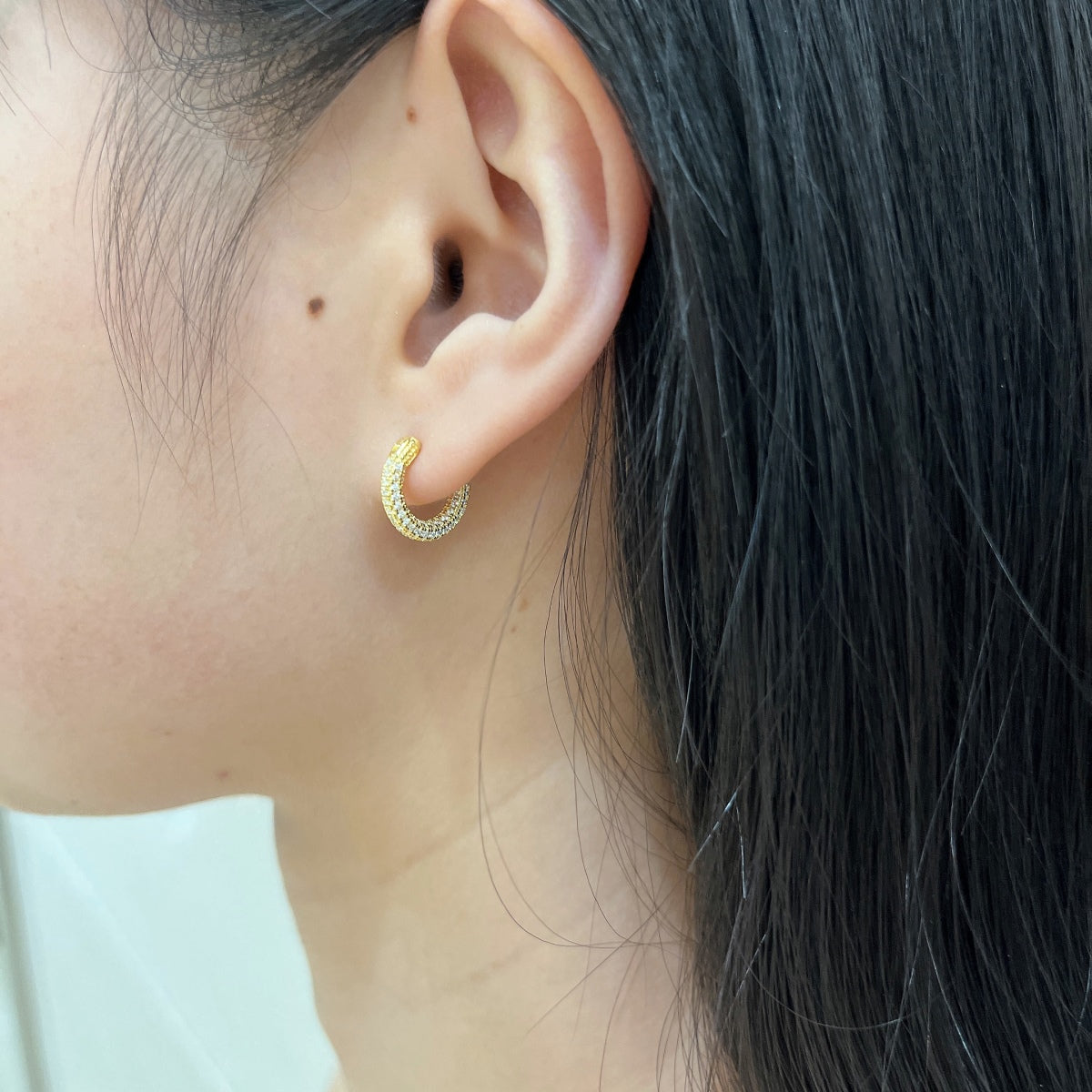 [RAFFINE]Pendientes delicados y versátiles para uso diario