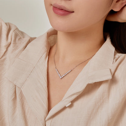 [RAFFINE]Ornate Round Cut Necklace