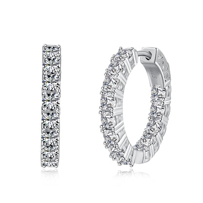 [RAFFINE]Unique Round Cut Daily Earrings