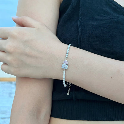 [RAFFINE]Dazzling Unique Multi Shape Lover Bracelet