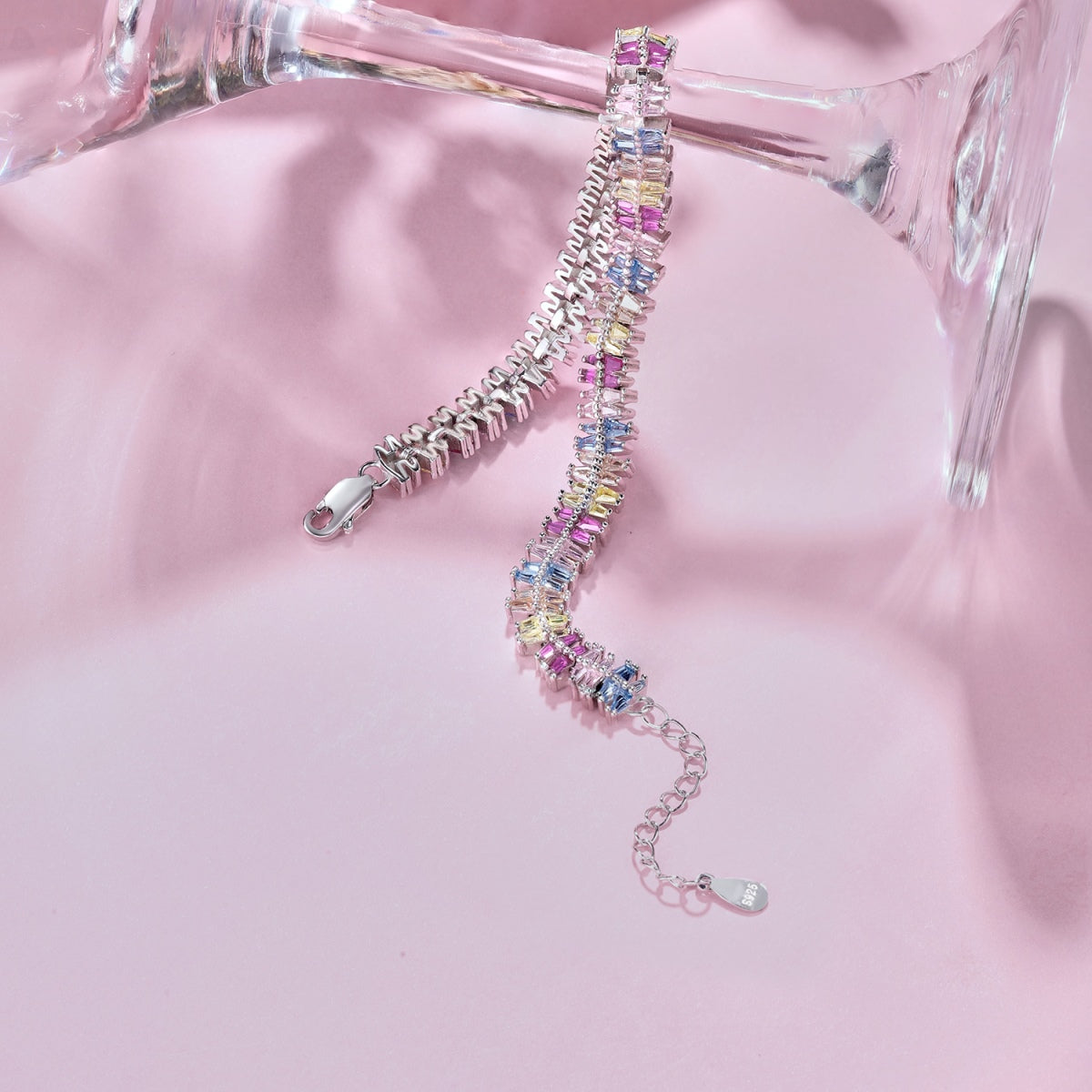 [RAFFINE]Sparkling Exquisite Multi Cut Party Bracelet