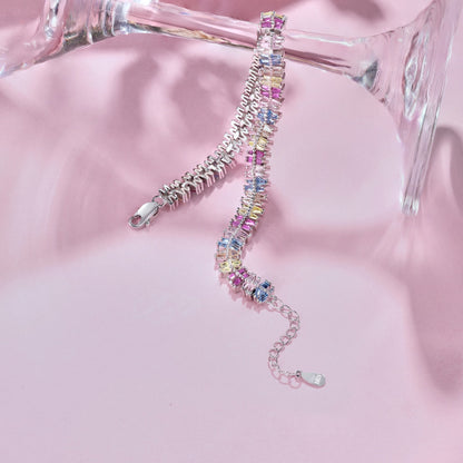 [RAFFINE]Sparkling Exquisite Multi Cut Party Bracelet