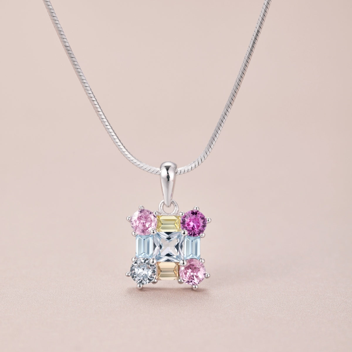 [RAFFINE]Precioso collar multicolor