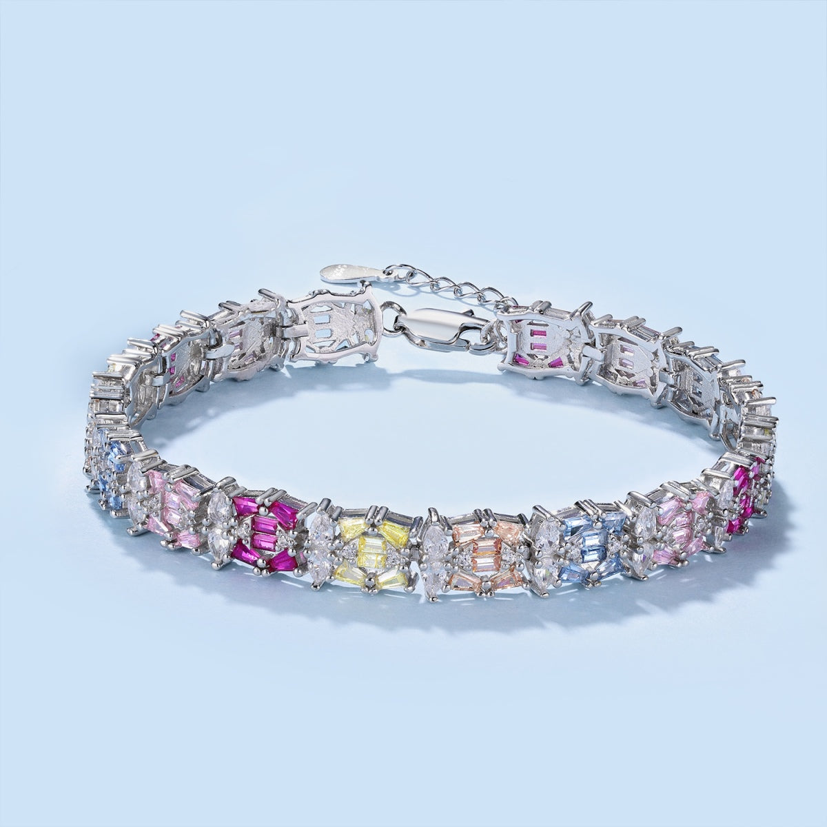 [RAFFINE]Delicate Colorful Multi Cut Party Bracelet