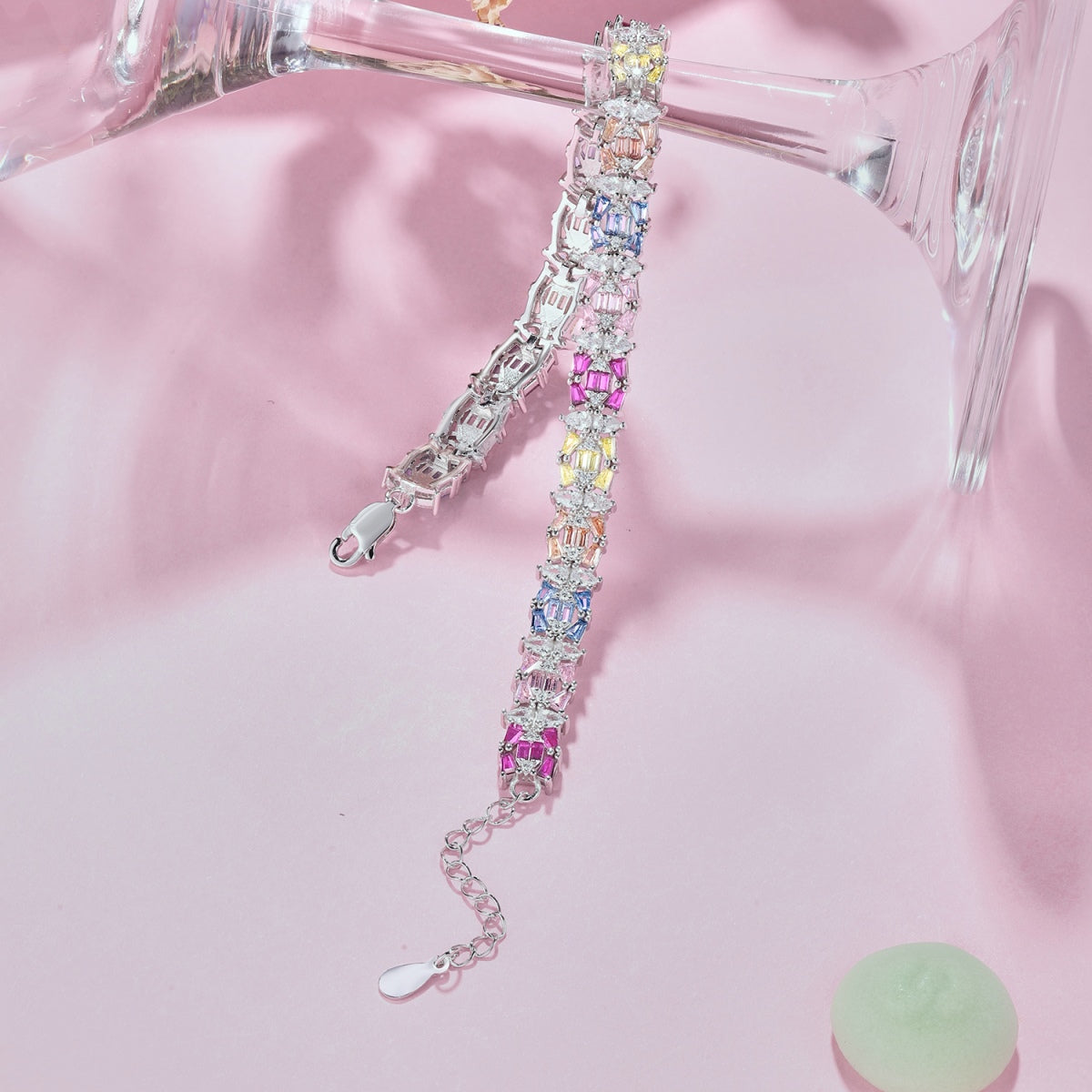 [RAFFINE]Delicate Colorful Multi Cut Party Bracelet