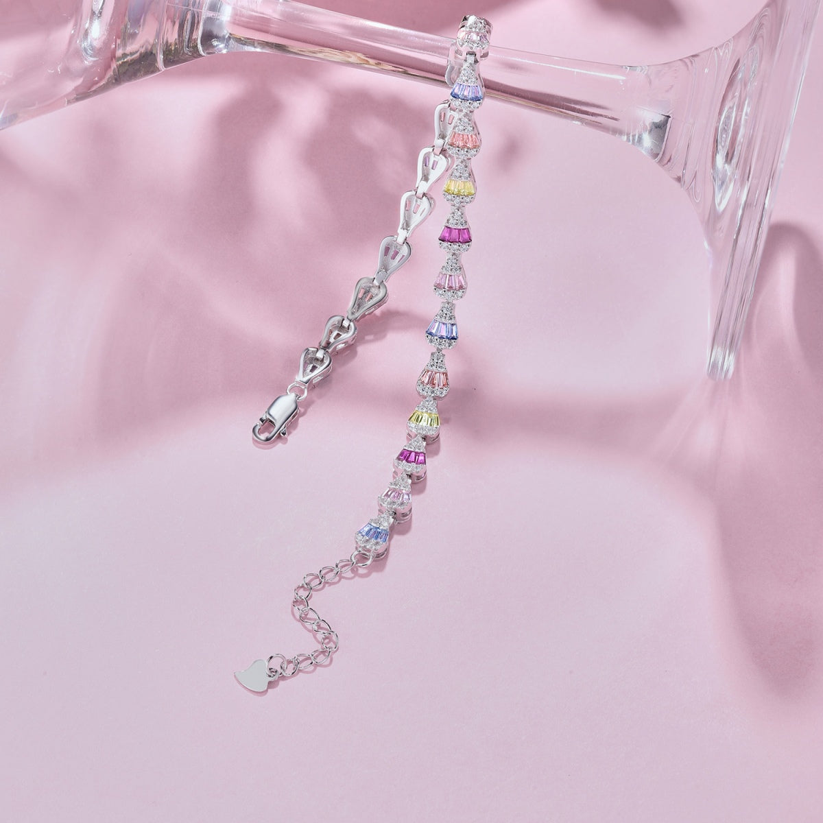 [RAFFINE]Pulsera diaria con forma de gota de agua radiante