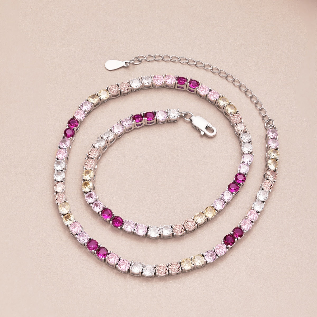 [Raffine] Zarte bunte Tenniskette