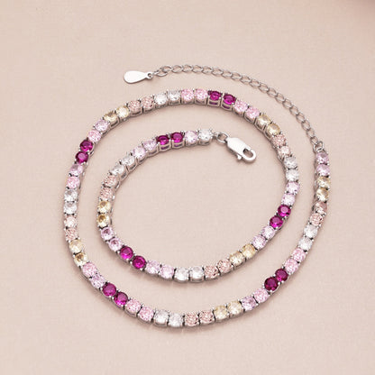 [Raffine] Zarte bunte Tenniskette