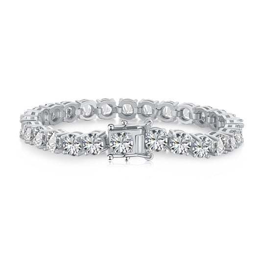 [RAFFINE]0.75 Carat Dazzling Round Cut Wedding Bracelet