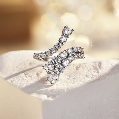 [RAFFINE]Unique Vivid Snake Shape Daily Ring