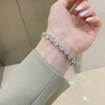 [RAFFINE]Pulsera diaria única y exquisita con múltiples cortes