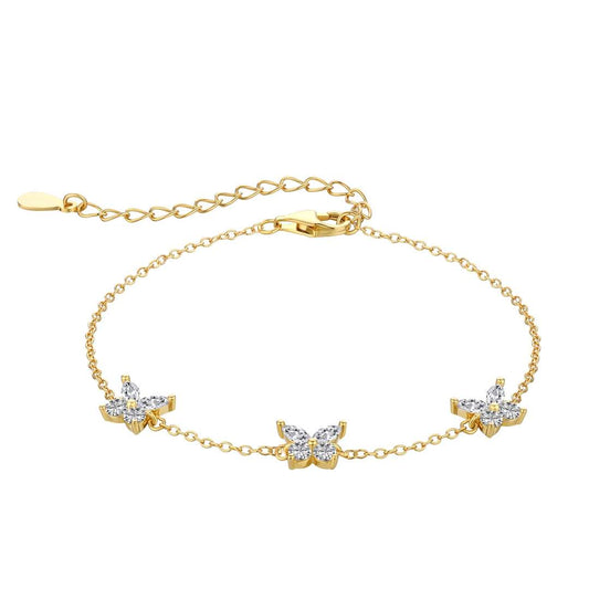 [RAFFINE]Collar con forma de mariposa radiante