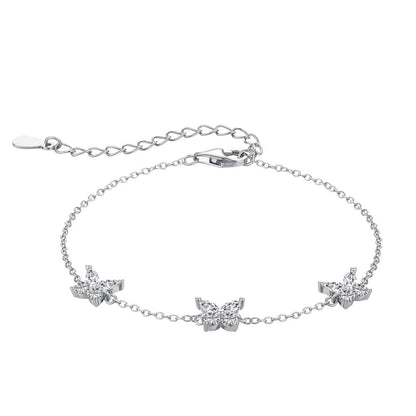 [RAFFINE]Radiant Butterfly Shape Necklace