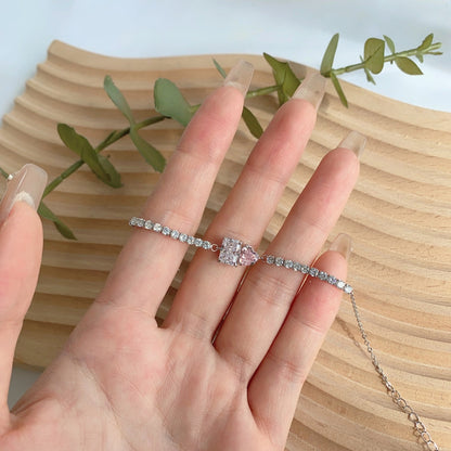 [RAFFINE]Dazzling Unique Multi Shape Lover Bracelet