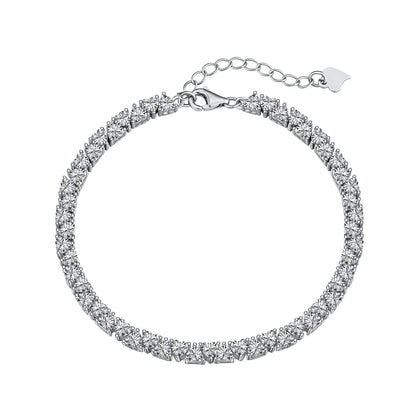 [RAFFINE]Dazzling Romantic Heart Shape Lover Bracelet
