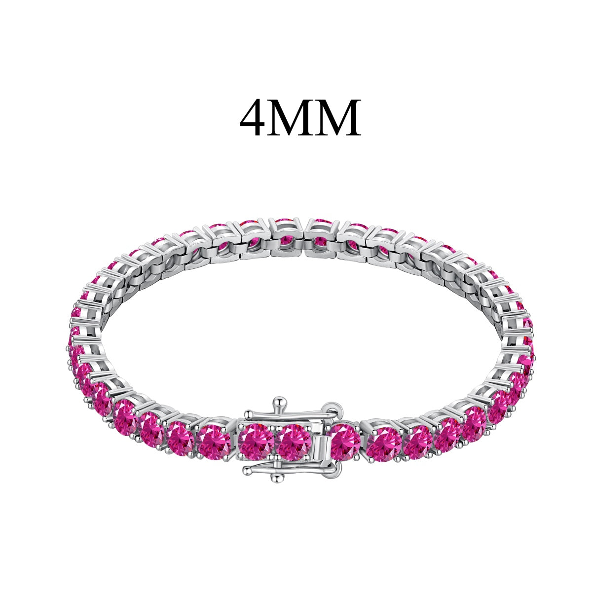 [RAFFINE] Pulsera de fiesta con corte redondo colorido y radiante