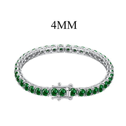 [RAFFINE] Pulsera de fiesta con corte redondo colorido y radiante