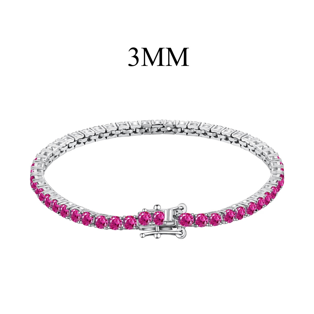 [RAFFINE] Pulsera de fiesta con corte redondo colorido y radiante