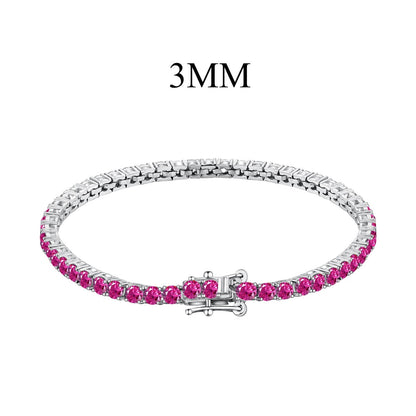 [RAFFINE] Pulsera de fiesta con corte redondo colorido y radiante
