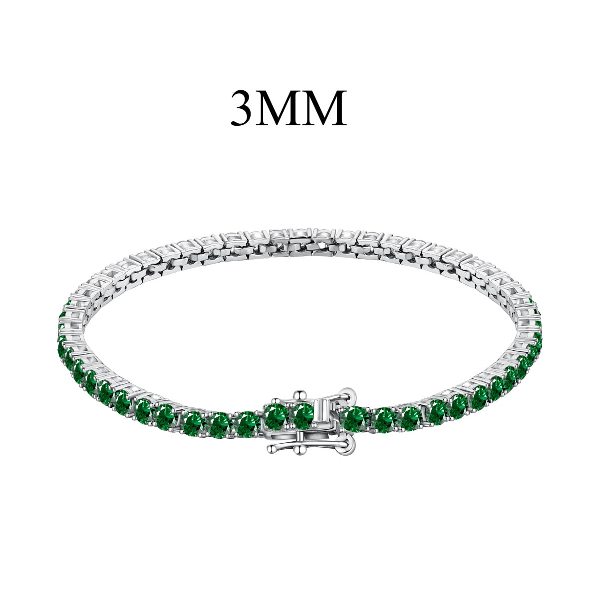 [RAFFINE] Pulsera de fiesta con corte redondo colorido y radiante