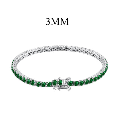 [RAFFINE] Pulsera de fiesta con corte redondo colorido y radiante