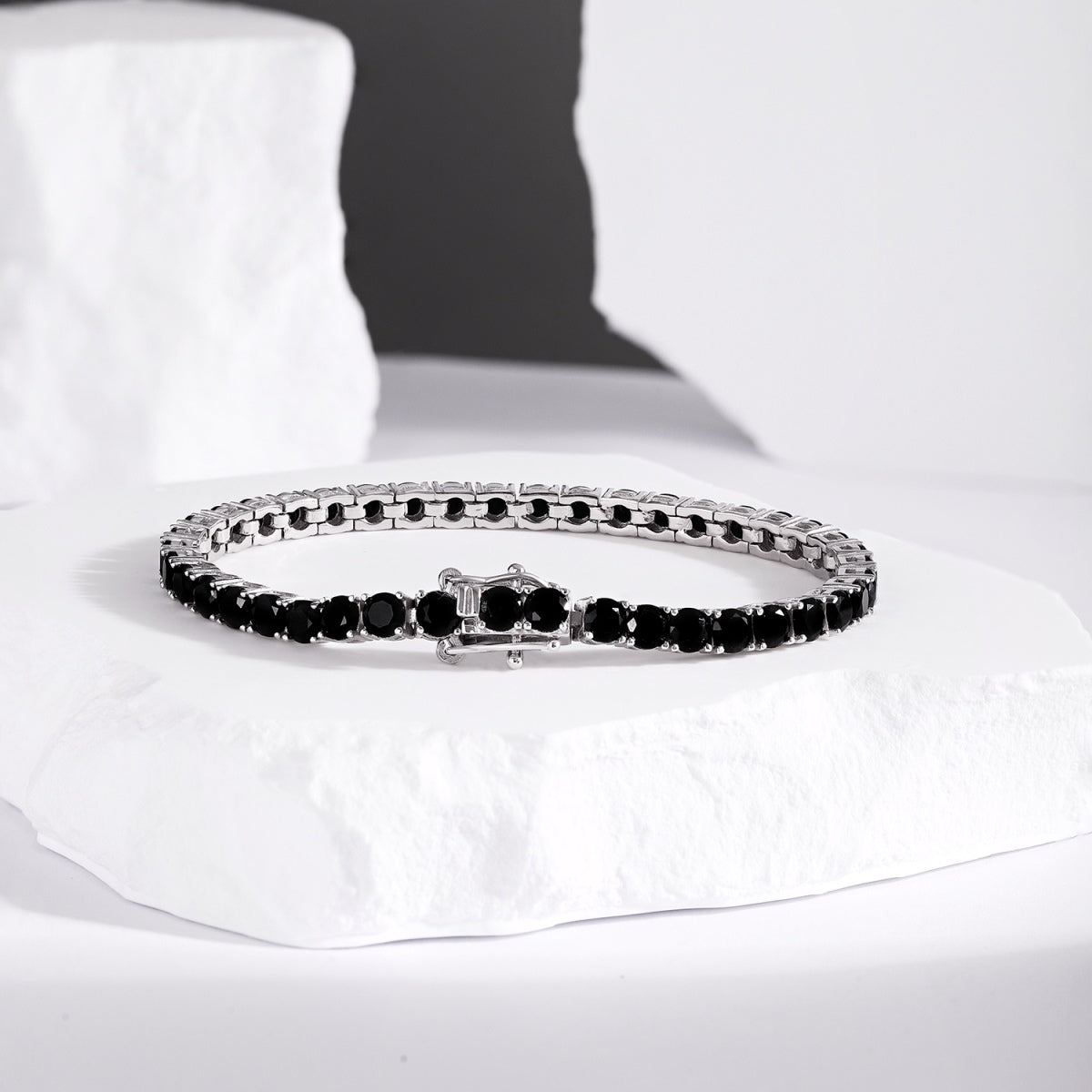 [RAFFINE] Pulsera de fiesta con corte redondo colorido y radiante