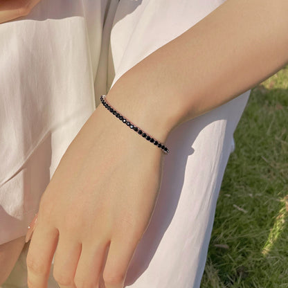 [RAFFINE] Pulsera de fiesta con corte redondo colorido y radiante