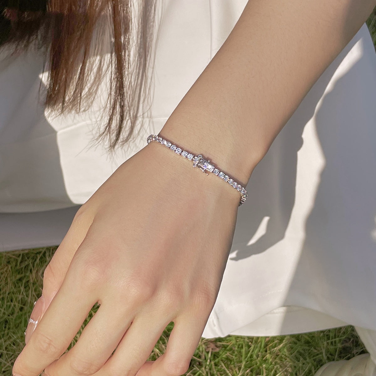 [RAFFINE] Pulsera de fiesta con corte redondo colorido y radiante