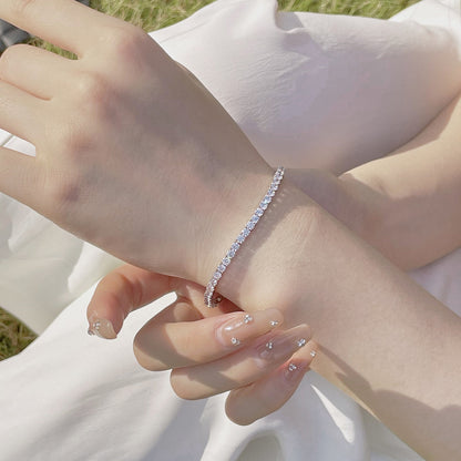 [RAFFINE] Pulsera de fiesta con corte redondo colorido y radiante