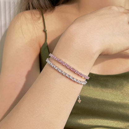 [RAFFINE]Dazzling Romantic Heart Shape Lover Bracelet