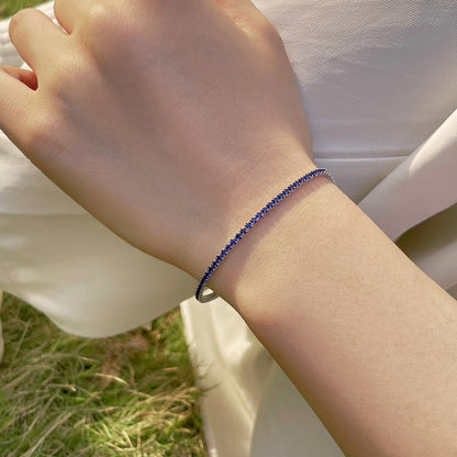 [RAFFINE] Pulsera de fiesta con corte redondo colorido y radiante