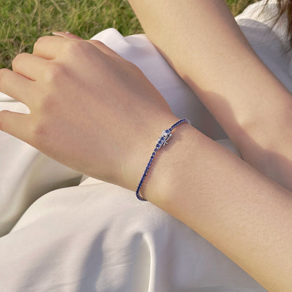 [RAFFINE] Pulsera de fiesta con corte redondo colorido y radiante