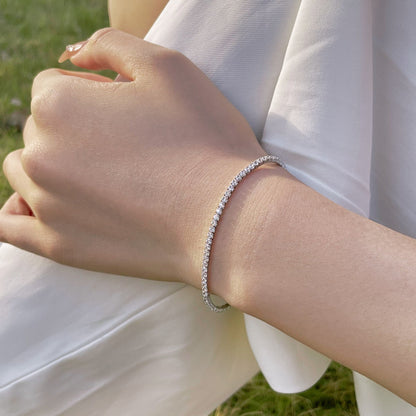 [RAFFINE] Pulsera de fiesta con corte redondo colorido y radiante