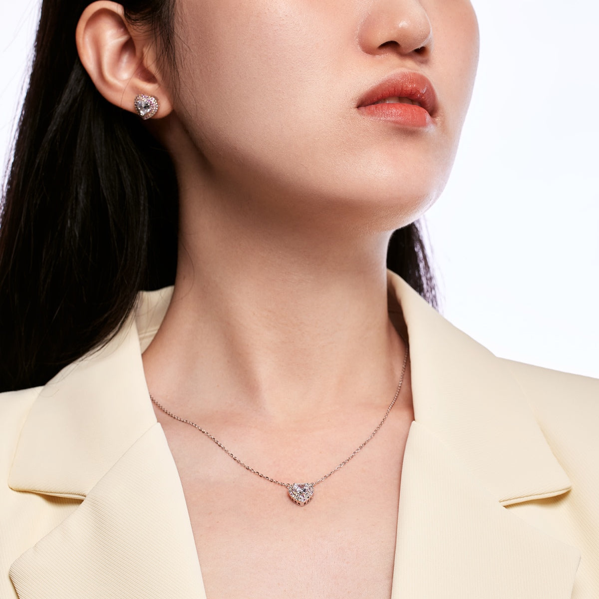 [RAFFINE]Exquisite Heart Shape Necklace