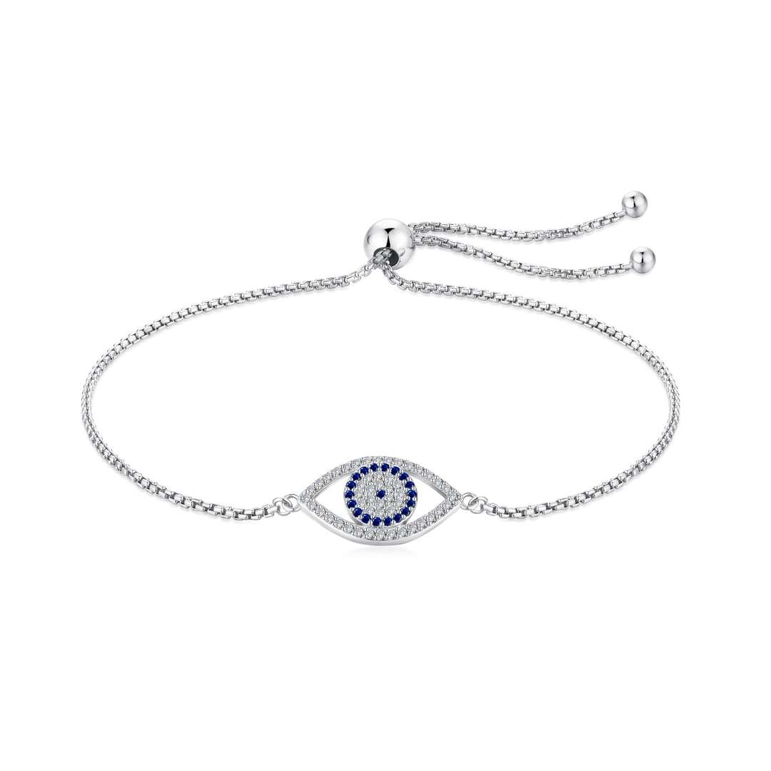 [RAFFINE]Dazzling Eye Shape Necklace