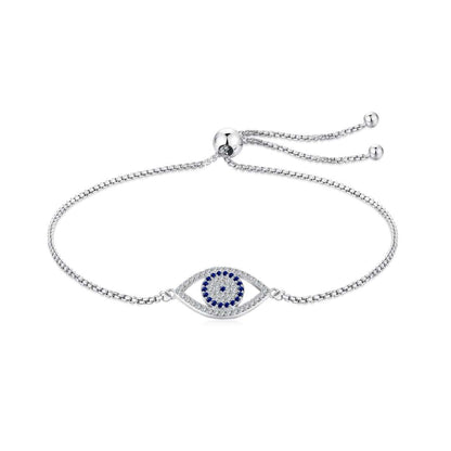 [RAFFINE]Dazzling Eye Shape Necklace