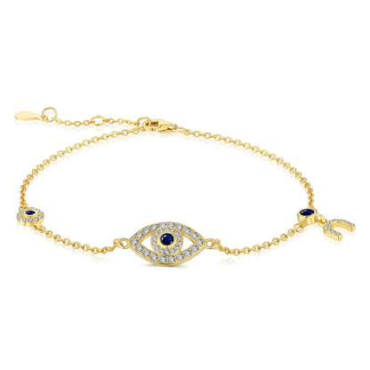 [RAFFINE]Dainty Eye Shape Necklace